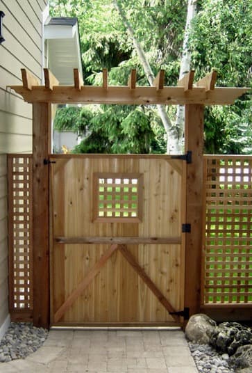 Fence with gate