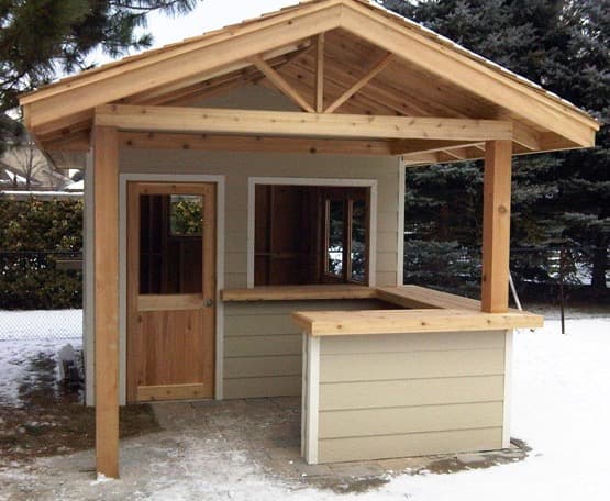 Outdoor cottage structure